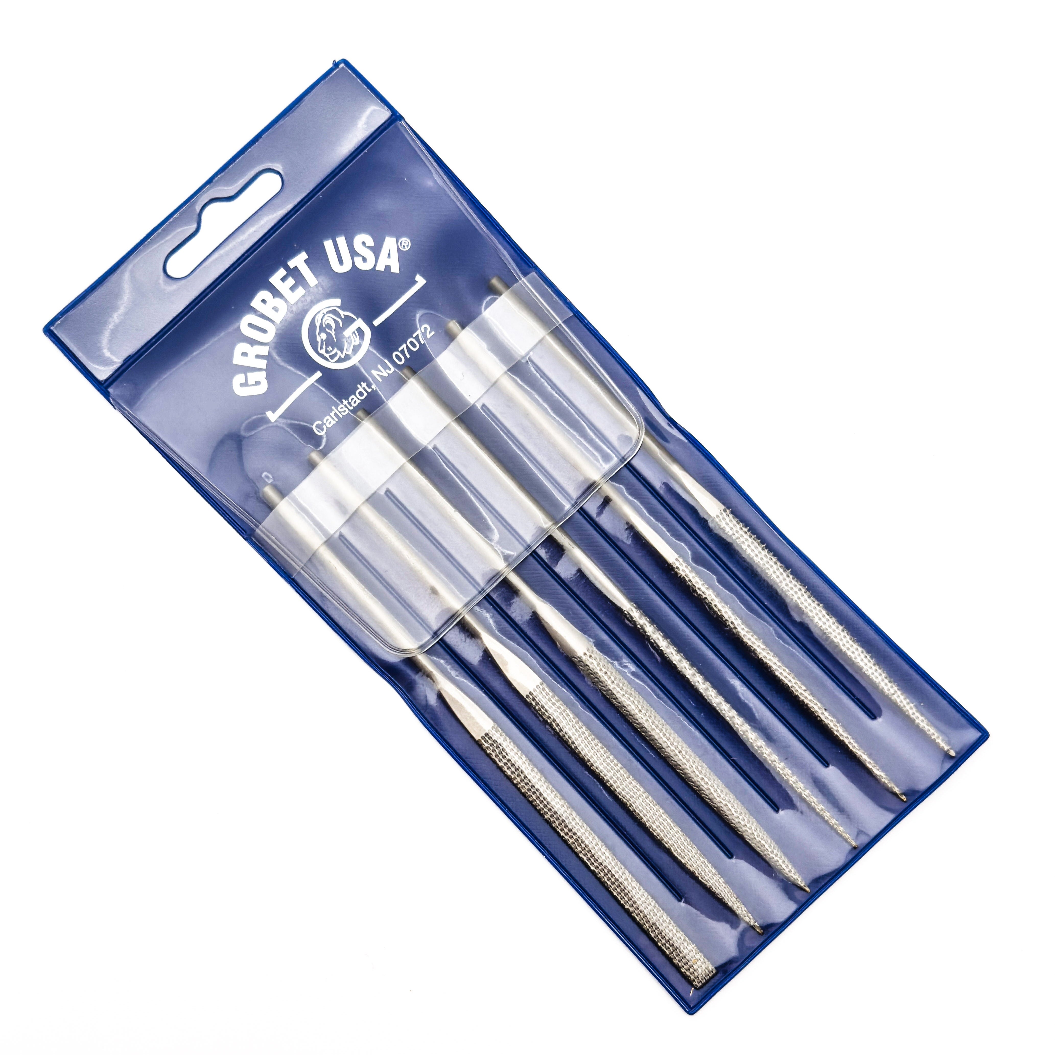 Grobet USA Wax File Set - 6 pc.