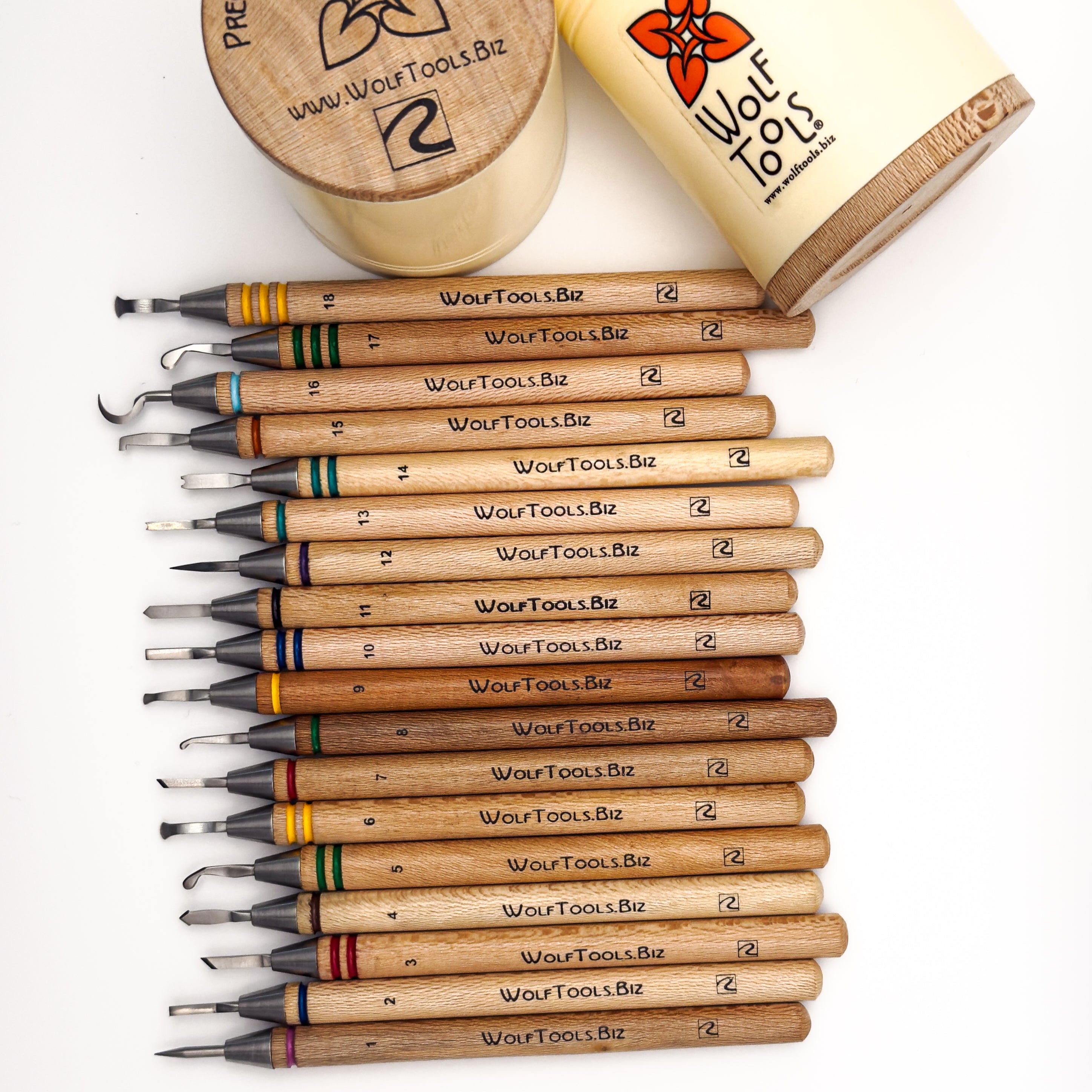 Wolf Tools Wax Carvers Set - 18 pc.