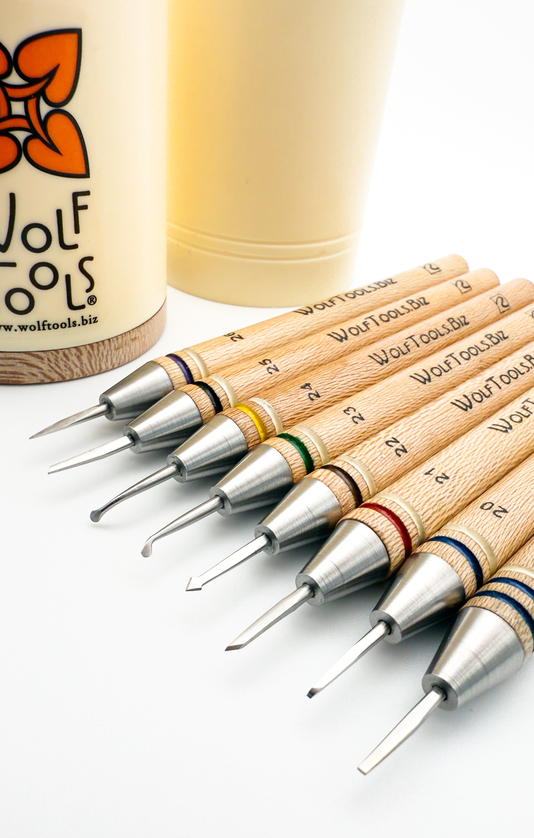 Wolf Tools Wax Micro Carvers Set - 8 pc.