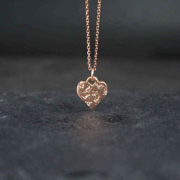 Rose Gold 9k Heart Pendant